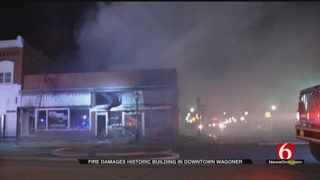 Wagoner Devastated After Another Fire Damages Historic Building