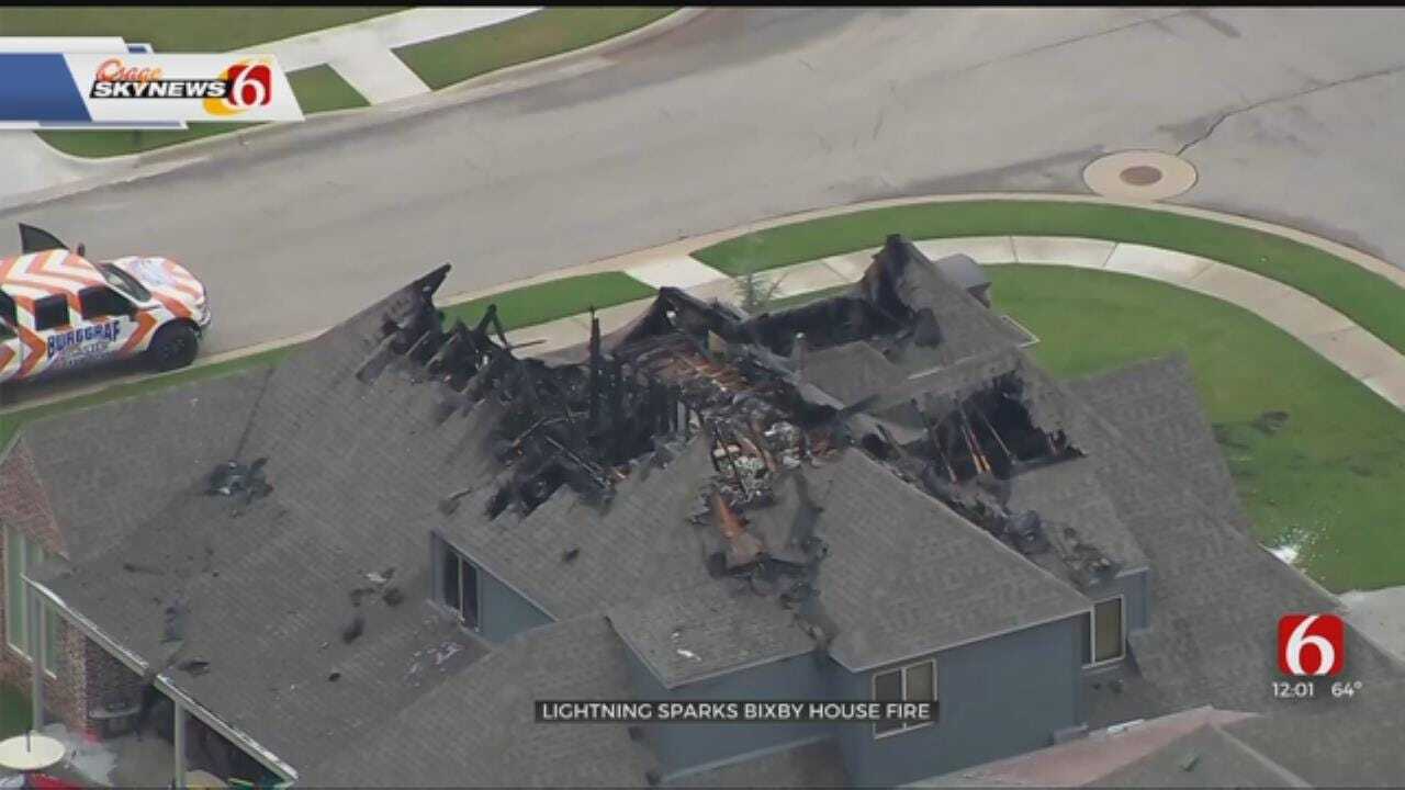 Bixby Family Safe After House Fire