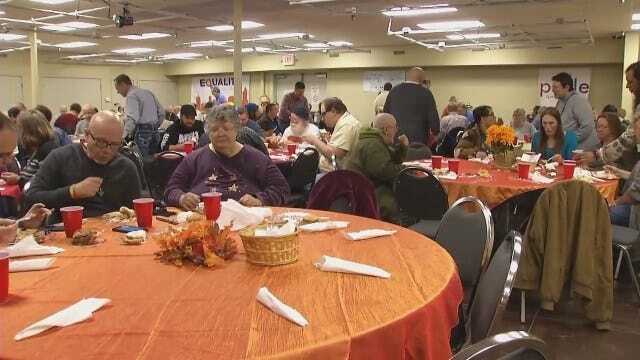 WEB EXTRA: Video From Thanksgiving Day Meal At Dennis R. Neill Equality Center