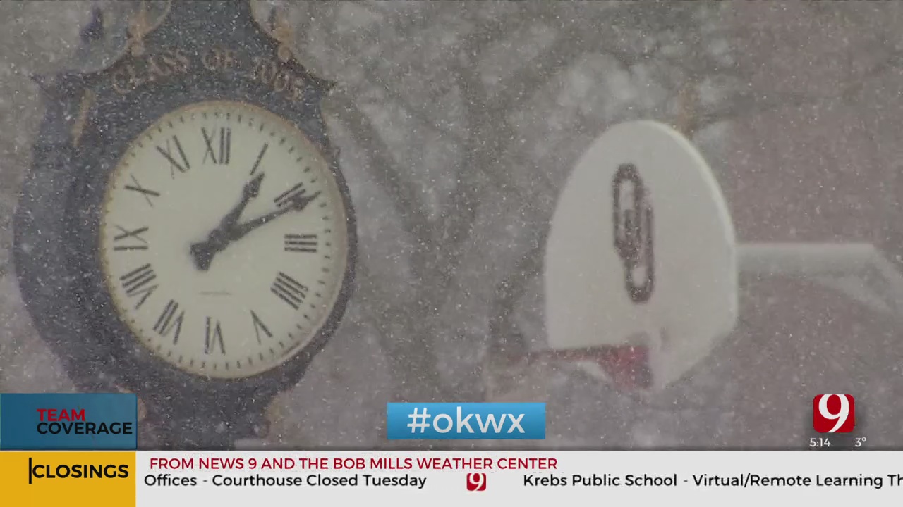 Norman City Leaders, OU Respond To Heavy Snow