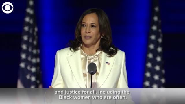 Kamala Harris: 'While I May Be The 1st Woman In This Office, I Will Not Be The Last'