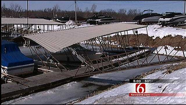 Repairs Begin After Storm Damages Grand Lake Marinas