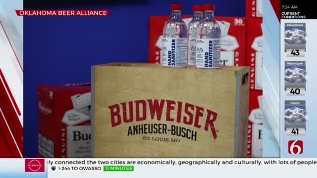 Beer Company Donates 476 Gallons Of Hand Sanitizer To Oklahoma