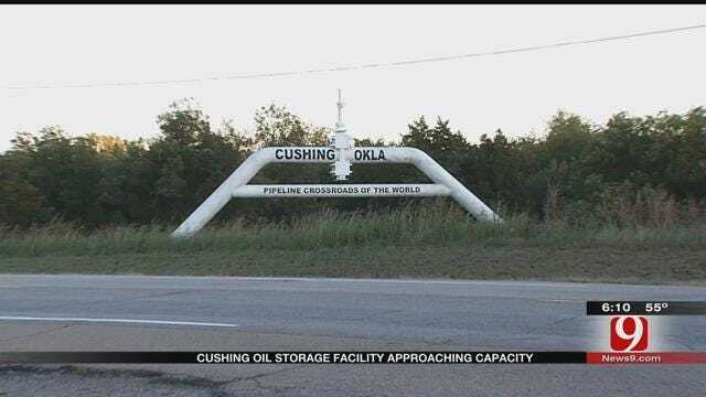 Cushing Oil Storage Facility Approaching Capacity