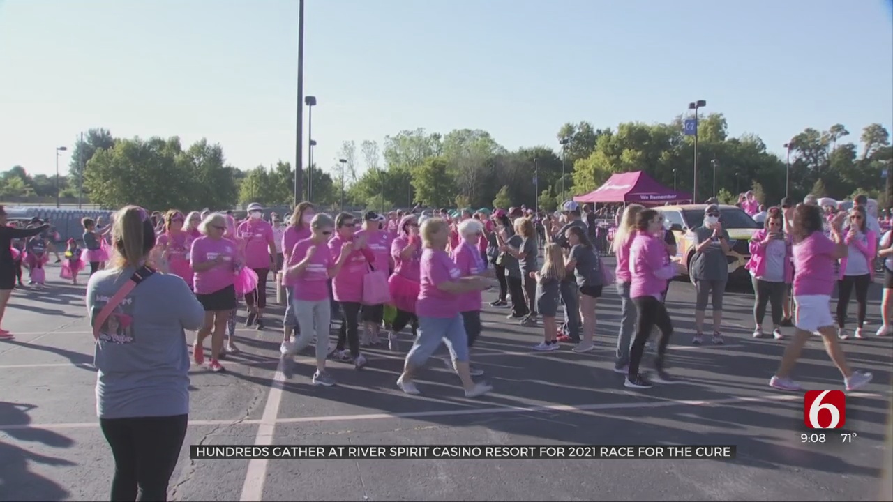 Hundreds Gather At River Spirit Casino For 2021 Race For The Cure