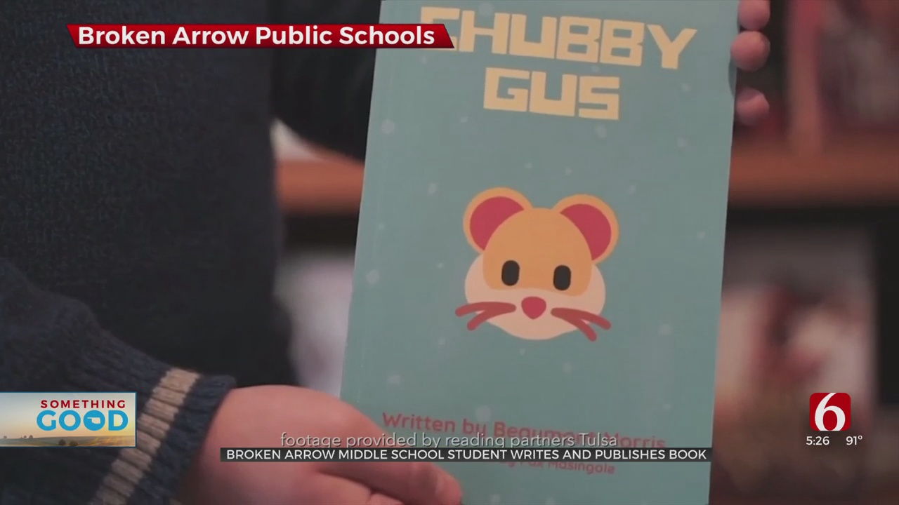 Broken Arrow Middle School Student Writes, Publishes His Own Book 