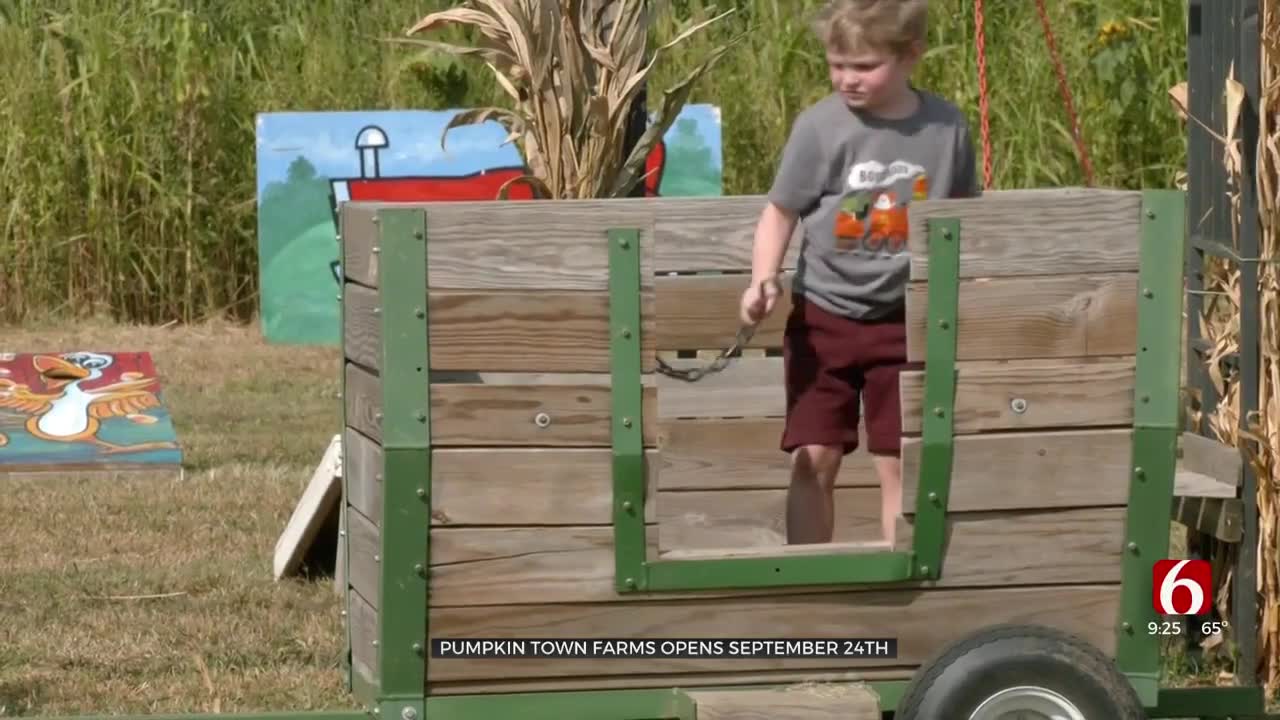 Watch: Preparations Underway For The Opening Of Pumpkin Town Farms 