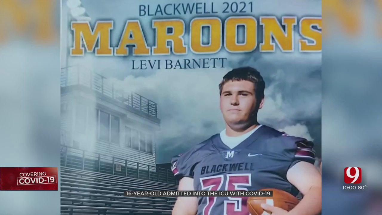 Blackwell HS Football Player Hospitalized With COVID-19