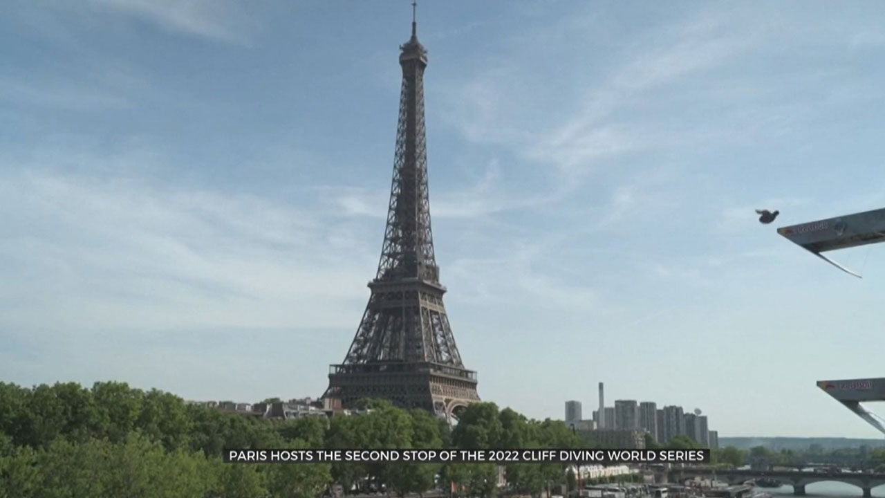 Paris Hosts Second Stop Of 2022 Cliff Diving World Series
