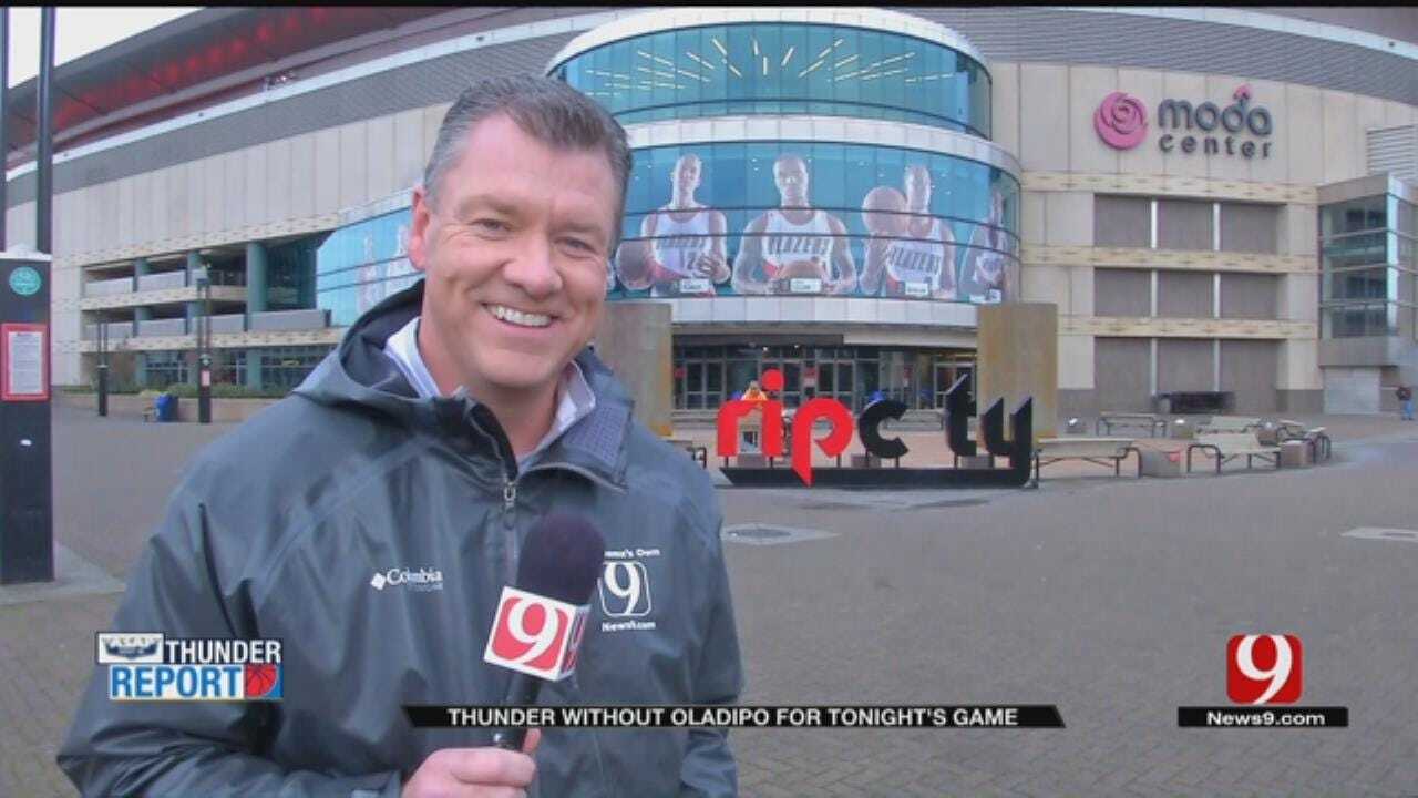 Steve Checks In From Portland Before Tonight's Thunder-Blazers Game