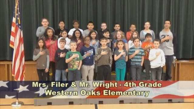 Mrs. Filer and Mr. Wright's 4th Grade Class At Western Oaks Elementary