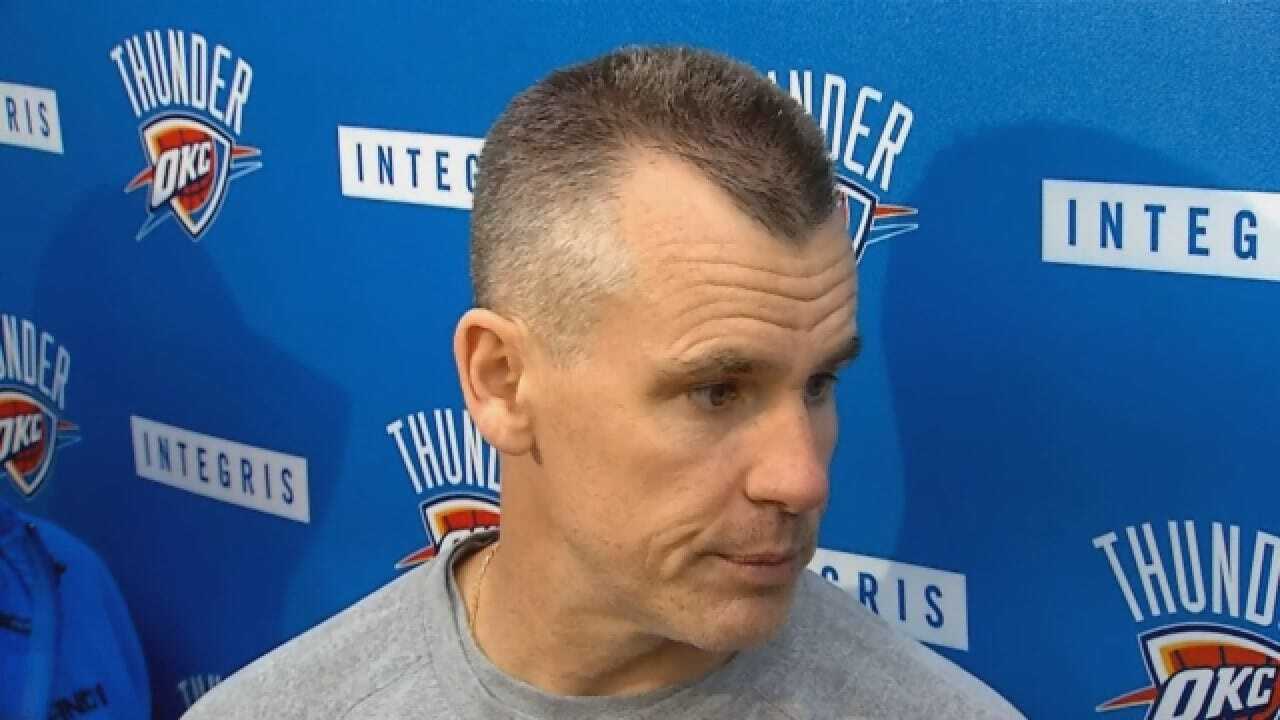 Billy Donovan Talks With Reporters After Sunday's Practice