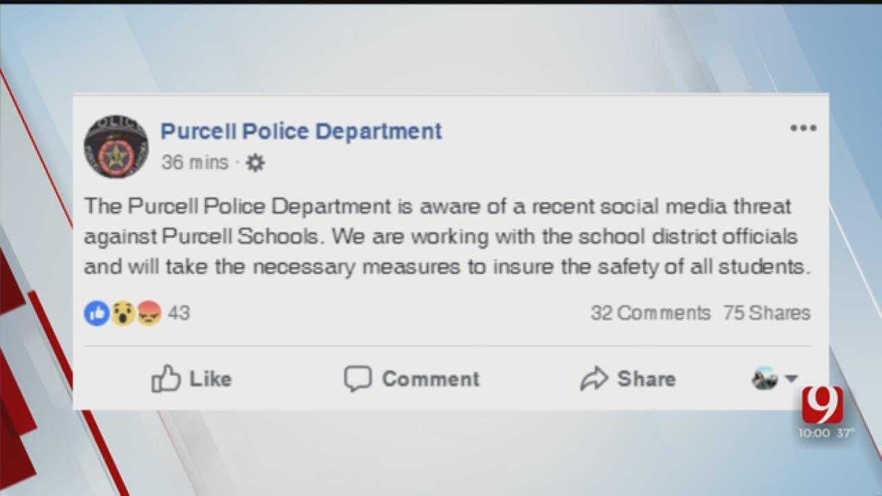 Purcell Police Investigates School Threat Against High School