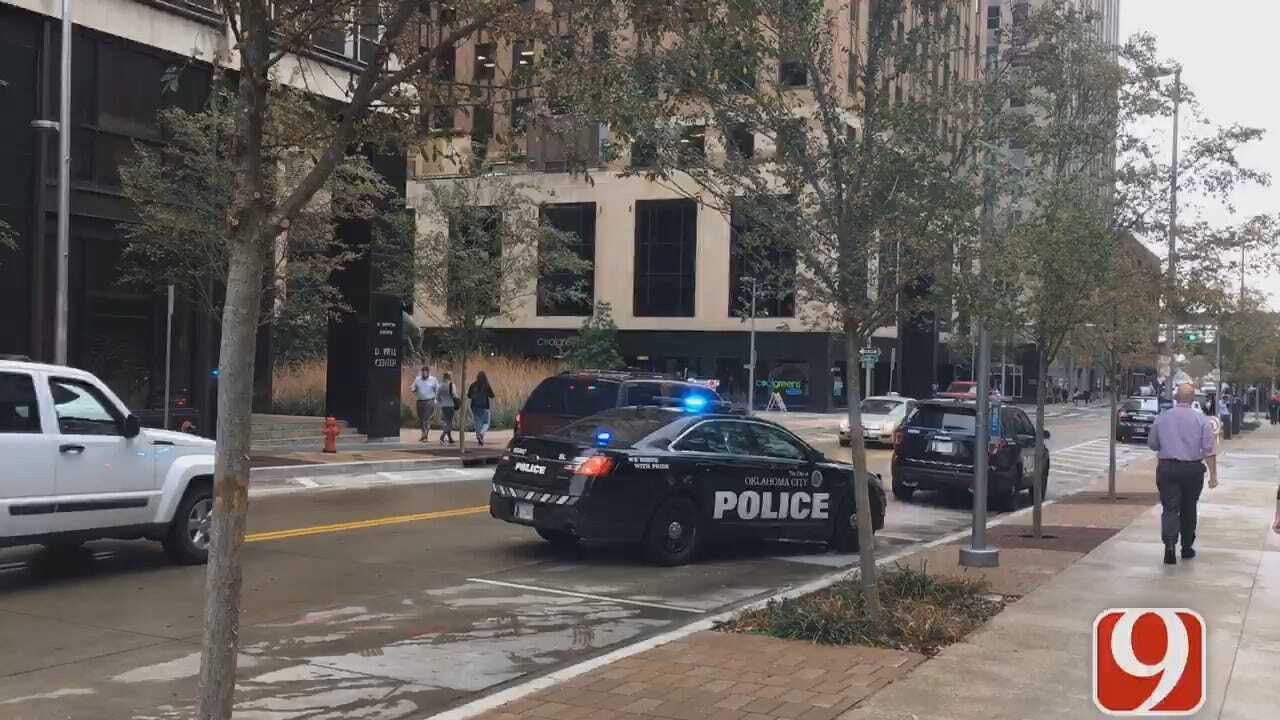 Police Officer Involved In Scuffle At Downtown OKC Bank