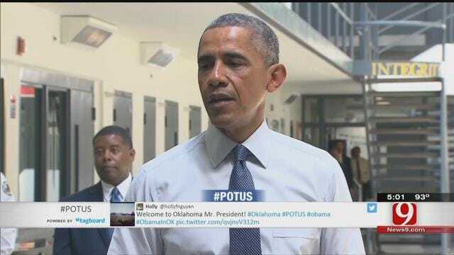 President Obama Caps Oklahoma Visit With Historic Tour Of El Reno Prison