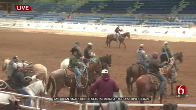 Watch: Preparations Underway For The American Finals Rodeo At Tulsa's Expo Square