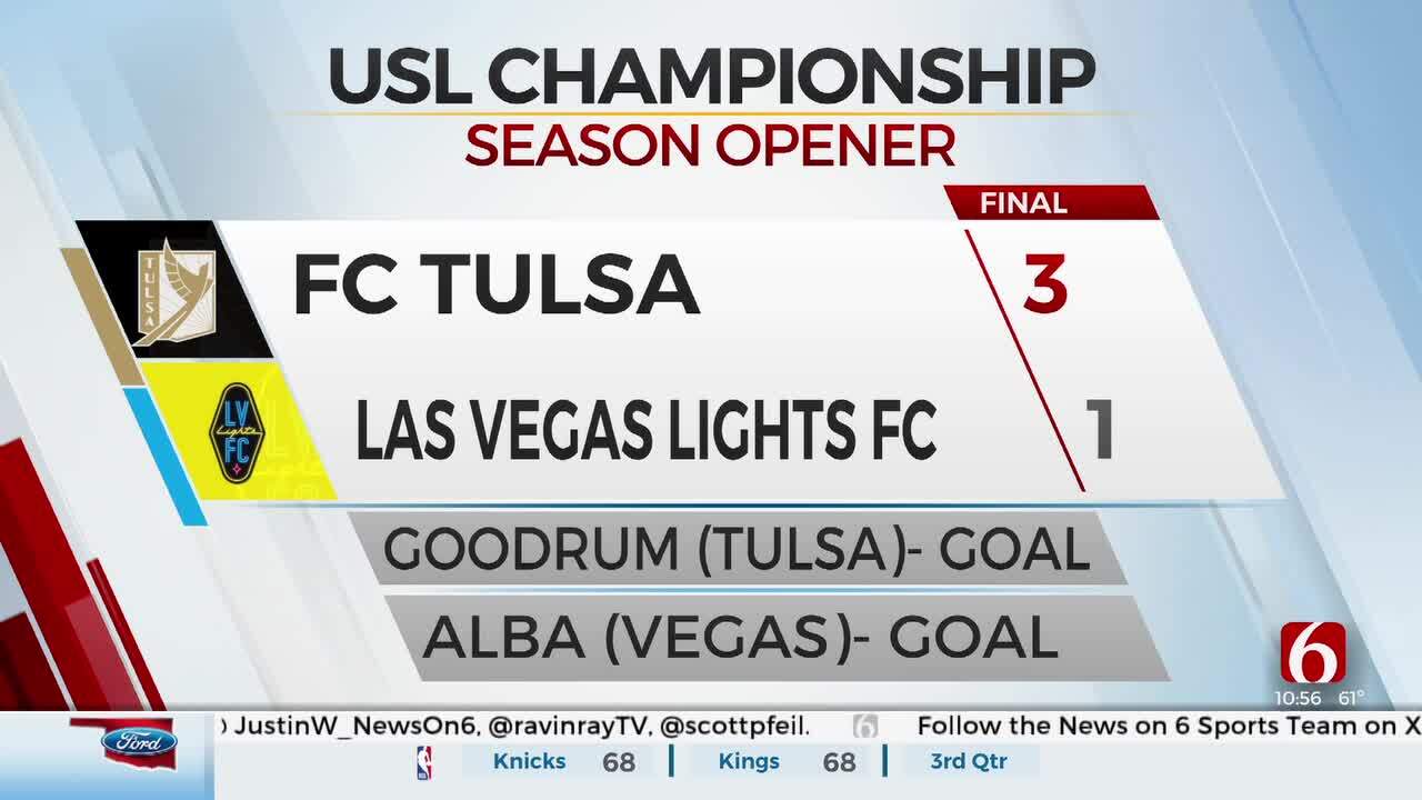 FC Tulsa Defeats Las Vegas Lights FC 3-1