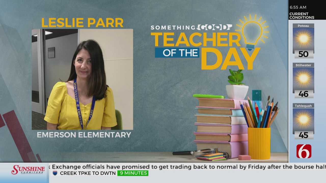 Teacher Of The Day: Leslie Parr