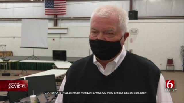 City Of Claremore Passes Mask Mandate, Takes Effect Dec. 20