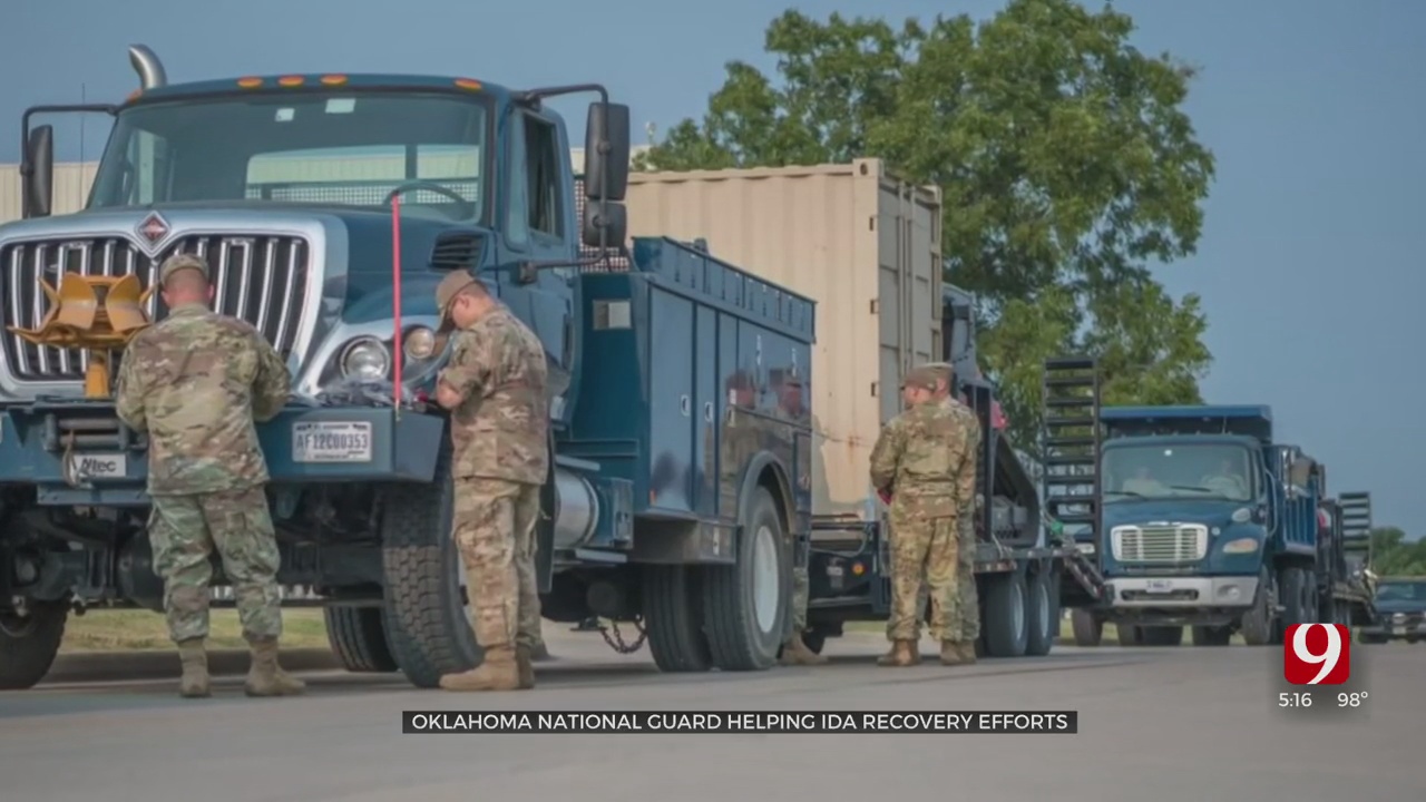 Oklahoma National Guard Helping Ida Recovery Efforts