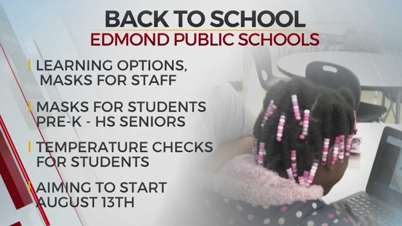 Edmond Approves Mask Mandate Ahead Of Edmond Public Schools' Back To School Plans Meeting