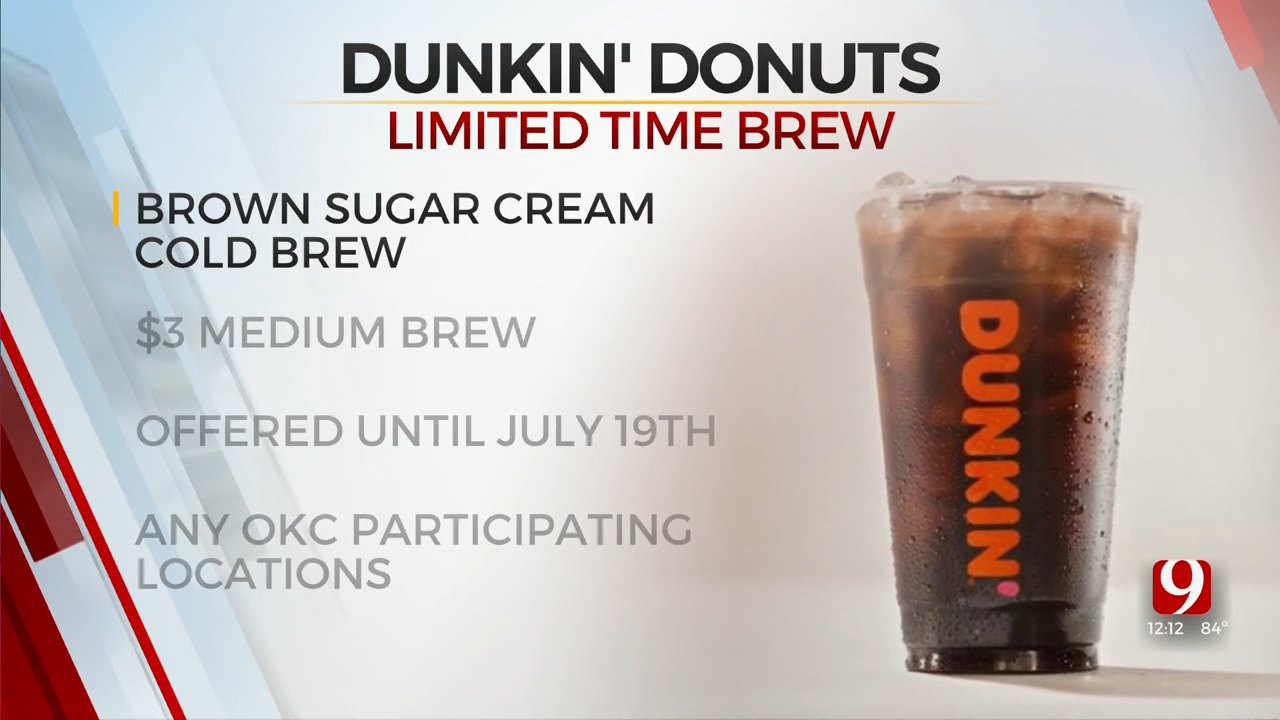 Dunkin’ Donuts Releasing Brown Sugar Cream Cold Brew For Limited Time