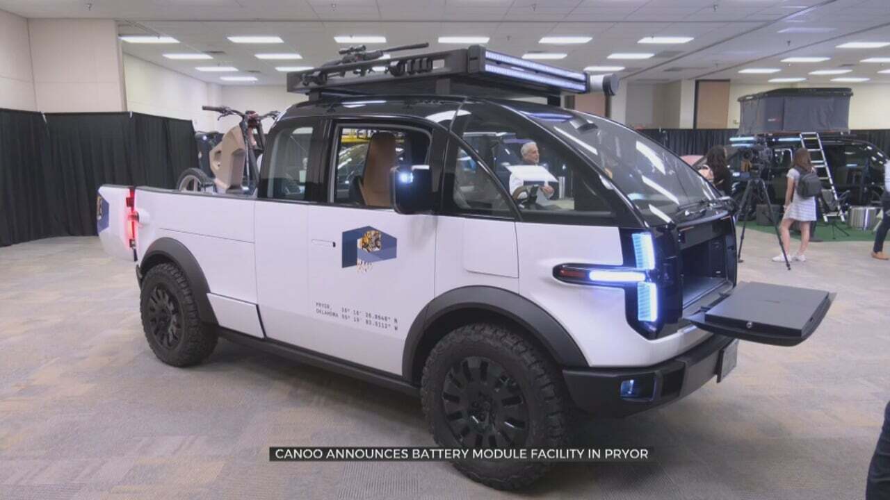 Electric Vehicle Maker Canoo To Build  New Battery Module Manufacturing Facility In Pryor