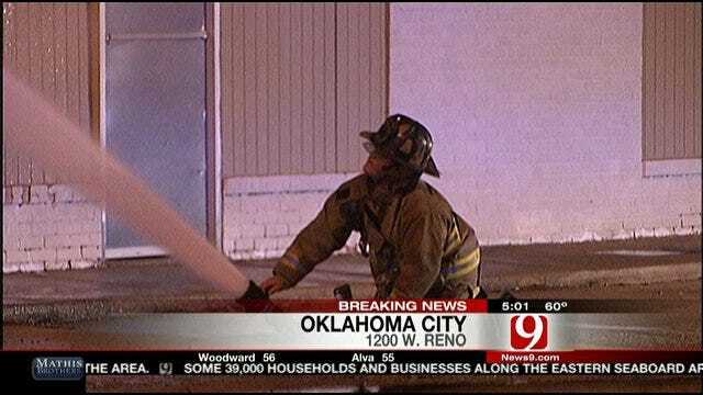OKC Warehouse Fire Called Suspicious