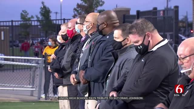 Union High School Pays Tribute To Sgt. Craig Johnson 