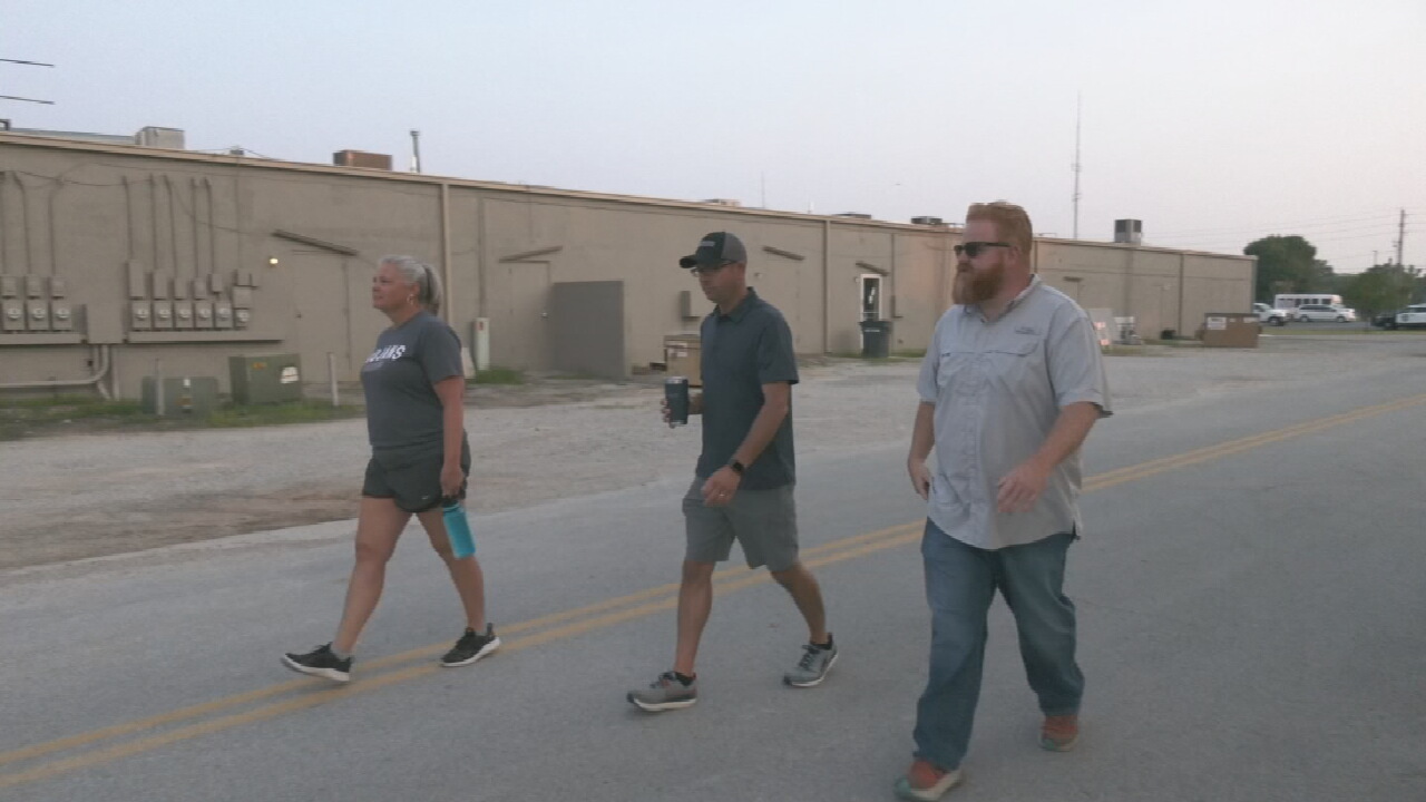 Jenks City Leaders, Citizens Walk Together To Get 'Pedestrian’s-Eye View' Of Town 