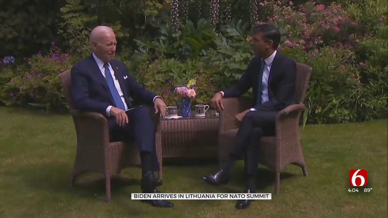 Biden Meets UK PM Sunak In London Before Sit-Down With King Charles & Then Heading To NATO Summit