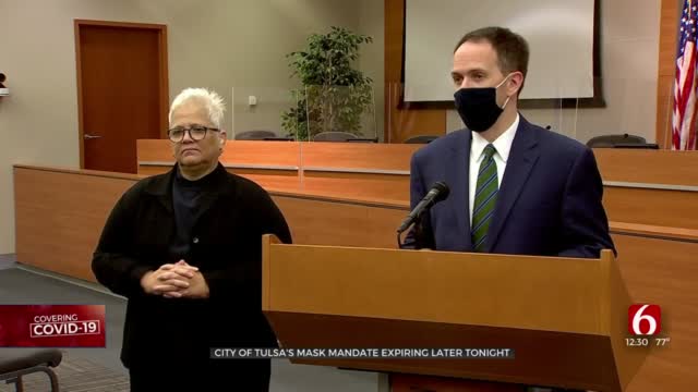 City Of Tulsa’s Mask Mandate To Expire Friday 