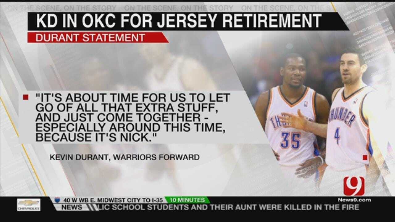 KD Returning To The Peake For Nick Collision Ceremony