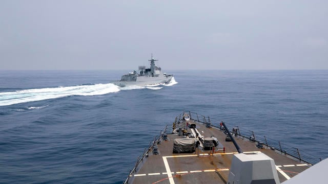 Navy Releases Video Of U.S. Destroyer's Close Call With Chinese Warship In Taiwan Strait
