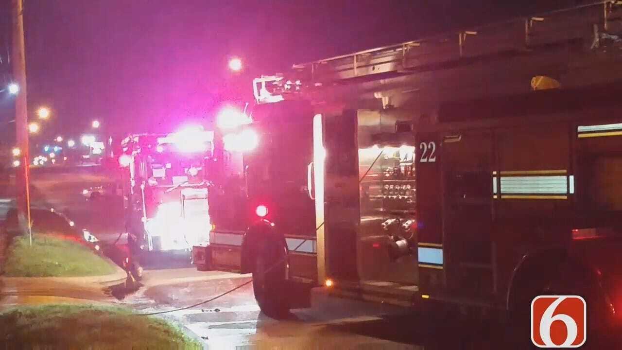 Dave Davis Reports From Tulsa Apartment Fire