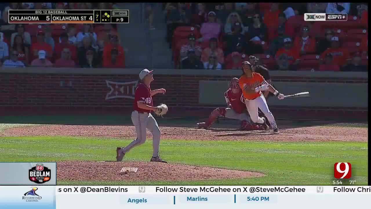 OSU Baseball Claims Bedlam Series Over Sooners With 9-5 Win