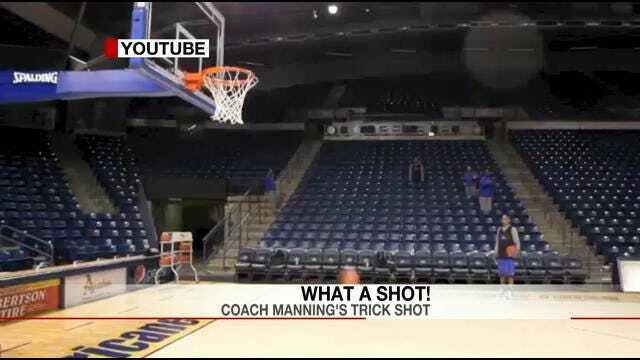 TU Coach Danny Manning's Tricky Shot