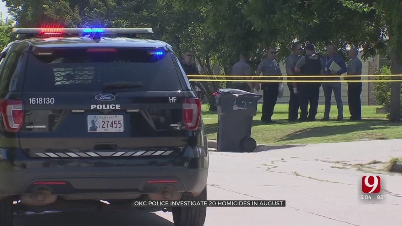 OKC Police Investigate 20 Homicides In Month Of August