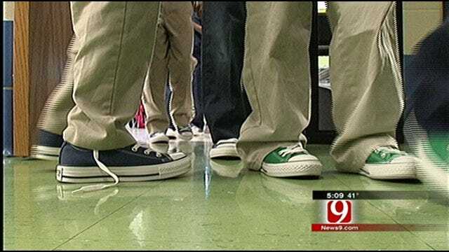 MLK Elementary Students Get New Converse Kicks For Christmas
