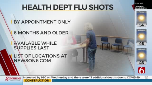 THD Offering Flu Shots Beginning Thursday