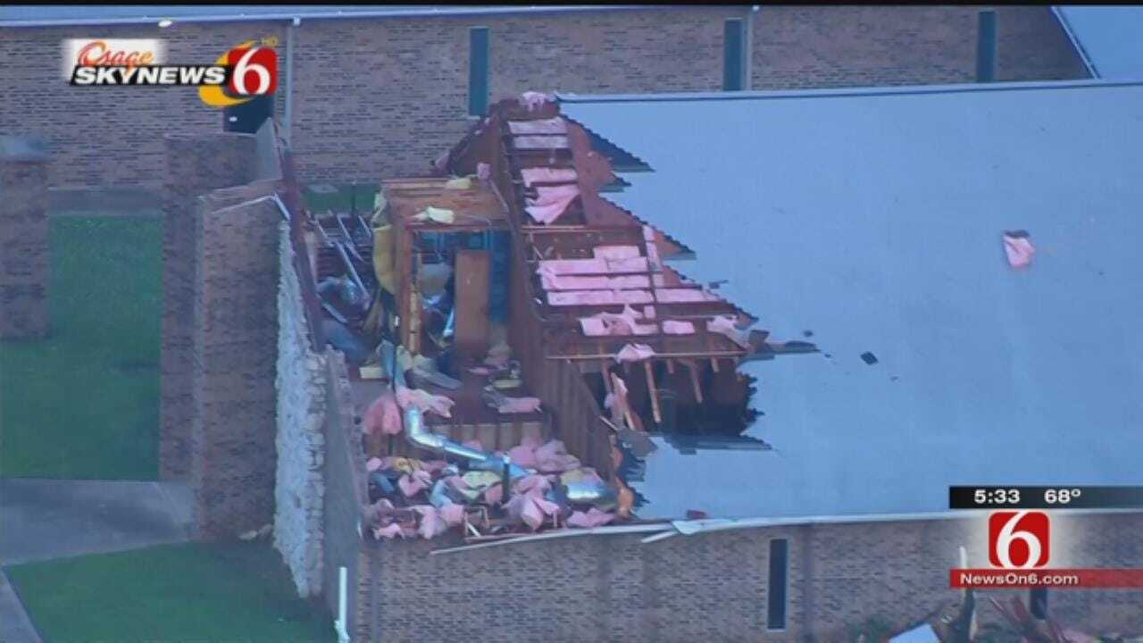 Tornado Doesn't Keep Tulsa Church From Worship