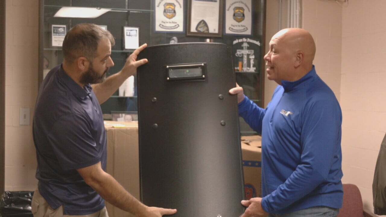 Stand First Foundation Donates First Ballistic Shield To Pottawatomie County Sheriff's Office