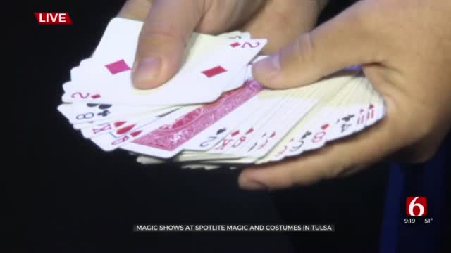 Watch: Local Magic & Costume Shop Hosts Father-Daughter Magic Show