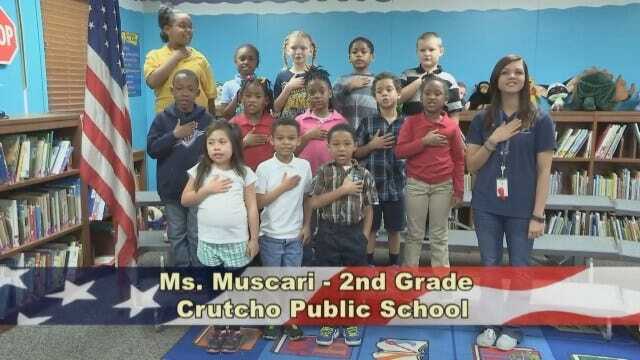 Ms. Muscari's 2nd Grade Class at Crutcho Public Schools