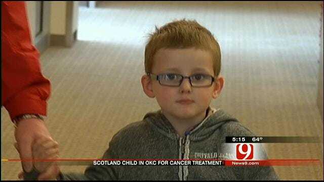3-year-old Boy From Scotland Undergoing Special Cancer Treatment In OKC