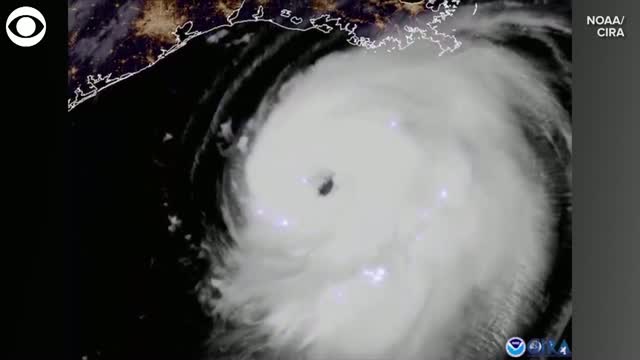Watch: Satellite Captures Lightning In Hurricane Laura