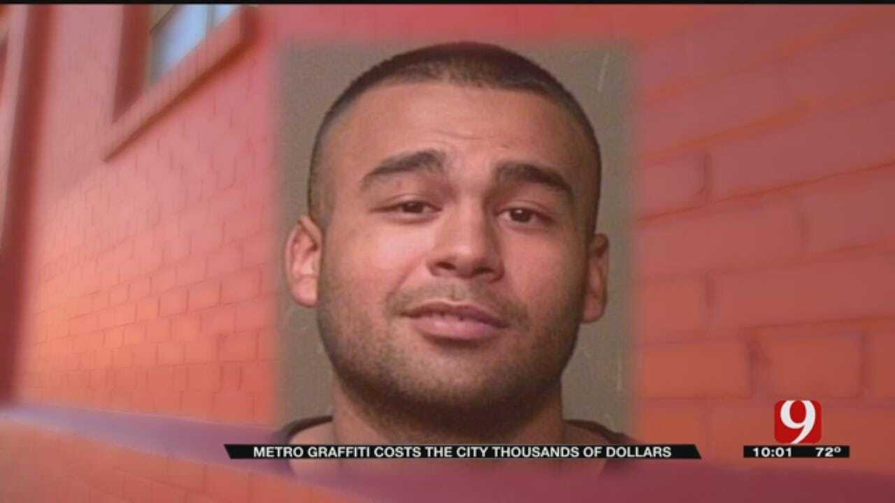 Man Claims Responsibility For Graffiti In OKC