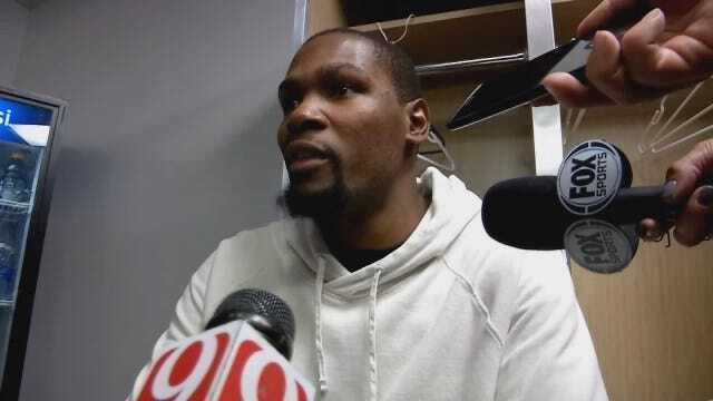 Kevin Durant On The Thunder's Victory Against Sacramento