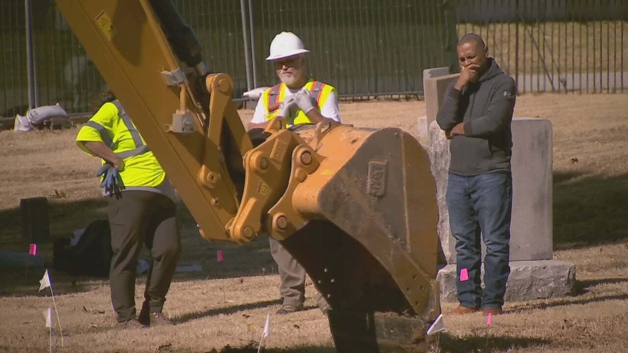 Archeologists Begin More Excavation Work At Oaklawn Cemetery In Search For Massacre Victims