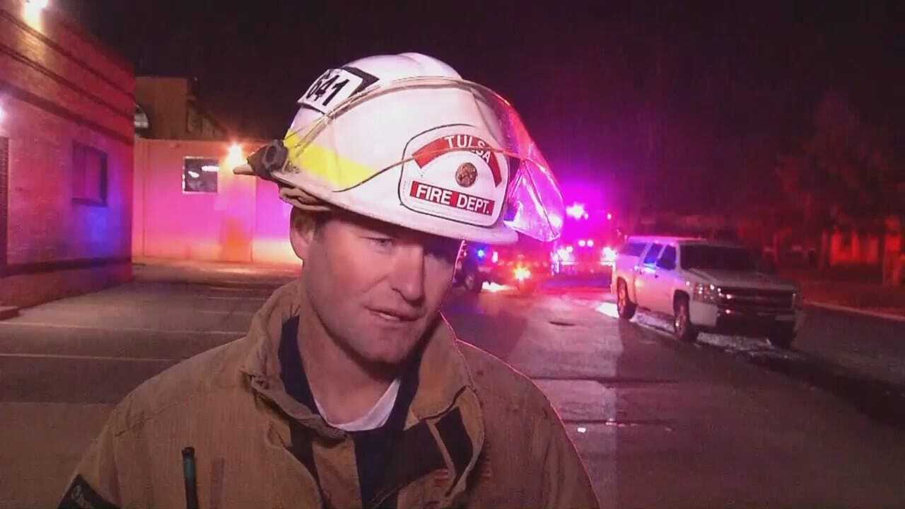 WEB EXTRA: Tulsa Fire Captain Jason Gilkison Talks About The Fire